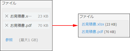 スクリーンショット:複数ファイルの例