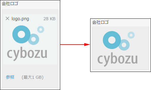 スクリーンショット:画像ファイルの添付例