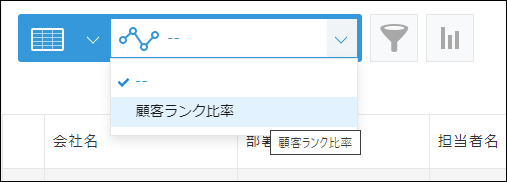 スクリーンショット:グラフ名を選択