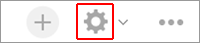 Screenshot: The "App settings" icon is highlighted