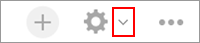 Screenshot: The "App settings" icon is highlighted